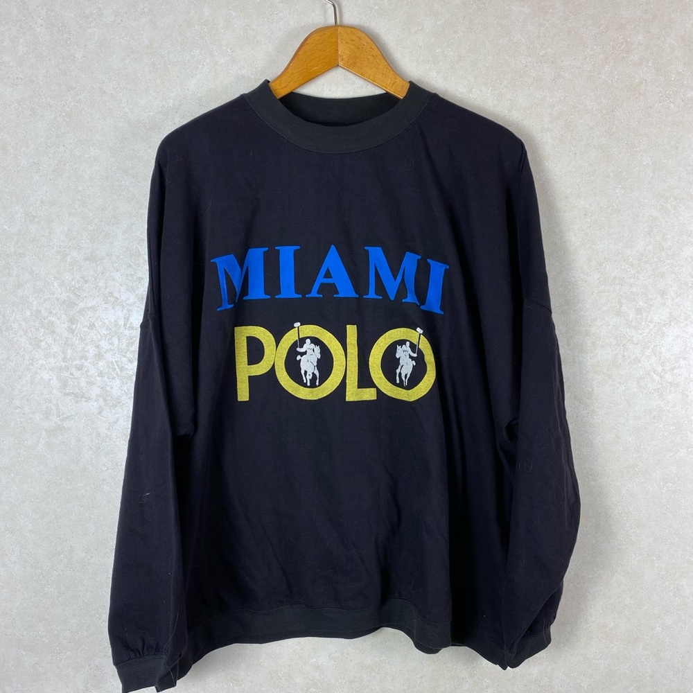 Vintage Miami Polo Longe Sleeve T-shirt